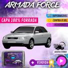 Capa Cobrir Carro AUDI A3 ANTIGO 100% Forrada Armada Force 100% Impermeável Forro Total Protege Sol Chuva Lona Proteção Automotiva Hatch e Sedan