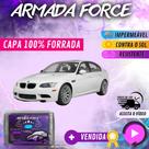 Capa Cobrir Carro BMW 325i 100% Forrada Armada Force 100% Impermeável Forro Total Protege Sol Chuva Poeira Lona Proteção Automotiva Hatch e Sedan