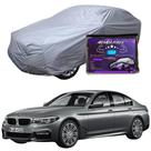 Capa Cobrir Carro BMW 520i 100% Forrada Armada Force 100% Impermeável Forro Total Protege Sol Chuva Poeira Lona Proteção Automotiva