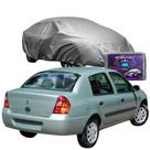 Capa Cobrir Carro Clio Sedan Impermeável Com Forro Central
