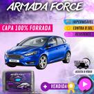 Capa Cobrir Carro FOCUS HATCH NOVO 100% Forrada Armada Force 100% Impermeável Forro Total Protege Sol Chuva Lona Proteção Automotiva Hatch e Sedan