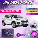 Capa Cobrir Carro KIA SPORTAGE 100% Forrada Armada Force 100% Impermeável Forro Total Protege Sol Chuva Lona Proteção Automotiva