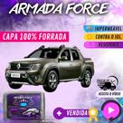 Capa Cobrir Carro OROCH 100% Forrada Armada Force 100% Impermeável Forro Total Protege Sol Chuva Lona Proteção Automotiva
