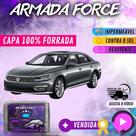 Capa Cobrir Carro PASSAT 100% Forrada Armada Force 100% Impermeável Forro Total Protege Sol Chuva Lona Proteção Automotiva