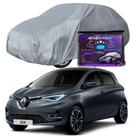 Capa Cobrir Carro RENAULT ZOE 100% Forrada Armada Force 100% Impermeável Forro Total Protege Sol Chuva Poeira Lona Proteção Automotiva Hatch e Sedan