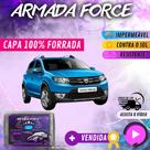 Capa Cobrir Carro STEPWAY 100% Forrada Armada Force 100% Impermeável Forro Total Protege Sol Chuva Lona Proteção Automotiva