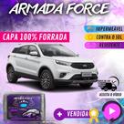 Capa Cobrir Carro TERRITORY 100% Forrada Armada Force 100% Impermeável Forro Total Protege Sol Chuva Lona Proteção Automotiva