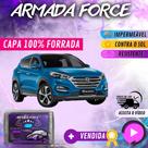 Capa Cobrir Carro TUCSON NOVA 100% Forrada Armada Force 100% Impermeável Forro Total Protege Sol Chuva Poeira P M G Lona Proteção Automotiva Capa Cobrir Carro TUCSON NOVA 100% Forrada Armada Force 100% Impermeável Forro Total Protege Sol Chuva Poeira P M G Lona Proteção Automotiva