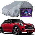 Capa Cobrir MINI COOPER JCW 100% Forrada Armada Force 100% Impermeável Forro Total Protege Sol Chuva Poeira Lona Proteção Automotiva Hatch e Sedan