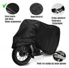 Capa Cobrir Moto Couro Proteção Sol Chuva P M G 100% Forrada