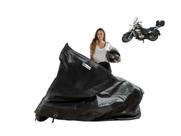 Capa Cobrir Moto Forrada Haojue Master Ride 150 com Baú