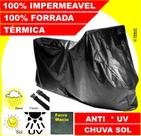 Capa Cobrir Moto Honda - Biz 125 100% Forrada Anti UV Chuva Impermeavel Contra Sol Maresia Sereno
