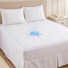 Capa Colchão Queen Impermeável Antialérgico Protetor Matelado Antiácaro Respirável Super Macio E Silencioso Branco Preto Cinza