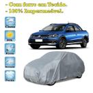 Capa com forro cobrir carro Volkswagen Saveiro Nova 100% Impermeável Proteção Bezzter