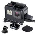 Capa com moldura compatível com GoPro Hero 5/6/7 preto/prata/branco