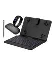 Capa com Teclado com Suporte + Caneta + Relógio + Mouse Para Tablet Redmi Pad 8.7 Polegadas