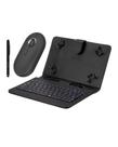 Capa com Teclado com Suporte + Mouse Bluetooth + Caneta Para Tablet A7 Lite