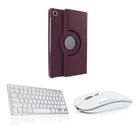 Capa Com Teclado E Mouse Bluetooth P/ Tablet Galaxy S6 Lite