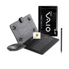 Capa com Teclado Embutido + Kit Completo Para Tablet Vaio Tl10 10,4
