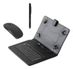 Capa com Teclado Embutido + Mouse E Caneta Para Tablet A9 8,7 Polegadas Capa com Teclado Embutido + Mouse E Caneta Para Tablet A9 8,7 Polegadas