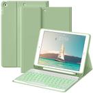 Capa com Teclado JKSML para iPad 10,2" com Teclado Retroiluminado em 7 Cores Verde
