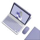 Capa com Teclado KMXDD para iPad 11"/10,9" com Mouse, Roxa