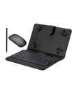 Capa com Teclado + Mouse + Caneta Para Tablet A7 Lite