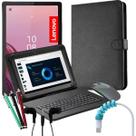 Capa com Teclado + Mouse Sem fio Bluetooth p/ Tablet Lenovo M9