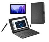 Capa com Teclado Multisaler para Tablet A7 T500 + película de vidro+ caneta touch