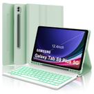 Capa com Teclado SENGBIRCH para Galaxy Tab S9 Plus 12,4" com Retroiluminação