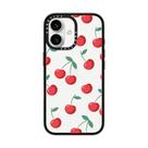 Capa Compacta Tify para iPhone 16 - Desenho de Cerejas Capa Compacta Tify para iPhone 16 - Desenho de Cerejas