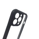 Capa Compatível IPHONE 13 PRO Anti-Impacto Acrílico Transparente com Borda Colorida Reforçados Escol