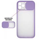 Capa compativél para Iphone 11 PRO protetor de câmera Lilas
