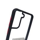 Capa Compatível S21 PLUS Anti-Impacto Acrílico Transparente com Borda Colorida 4 Cantos Reforçados E Capa Compatível S21 PLUS Anti-Impacto Acrílico Transparente com Borda Colorida 4 Cantos Reforçados E