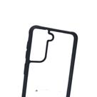 Capa Compatível S21 PLUS Anti-Impacto Acrílico Transparente com Borda Colorida 4 Cantos Reforçados E