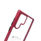 Capa Compatível S22 ULTRA Anti-Impacto Acrílico Transparente com Borda Colorida 4 Cantos Reforçados