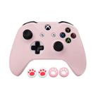Capa controle xbx one s x rosa pastel silicone proteção