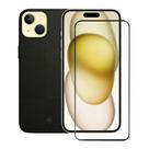 Capa Couro Dual e Pelicula Ultra Glass iPhone 15Plus-Gshield Capa Couro Dual e Pelicula Ultra Glass iPhone 15Plus-Gshield