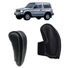 Capa Couro Manopla Câmbio Manual Mitsubishi Pajero Gls 1992 a 1999