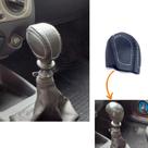 Capa Couro manopla Fiat Palio Fire 2007 2008 2009 2010 2011 2012 2013 2014