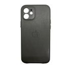 Capa couro para IPhone 12 cores sólidas