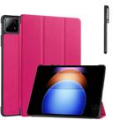Capa couro para Xiaomi Pad 6s Pro 12,4” + caneta