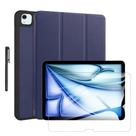 Capa couro + pel. vidro para iPad Air M2 13” A2898 + caneta Capa couro + pel. vidro para iPad Air M2 13” A2898 + caneta