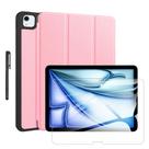 Capa couro + pel. vidro para iPad Air M2 13” A2898 + caneta Capa couro + pel. vidro para iPad Air M2 13” A2898 + caneta