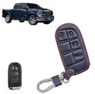 Capa Couro Protege Chave Presença 4 Botões Dodge Ram 1500 2500 3500 Laramie Rodeo