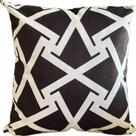 Capa de Almofada 42x42 cm Cortbras Lamin - Preto e Branco