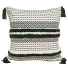 Capa de almofada 45x45 Biena Bordada Musgo