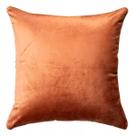 Capa de almofada 45x45 toque aveludado - terracota
