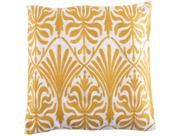 Capa de Almofada 45x45cm Jolitex Grega Atenas Bordada - Amarela