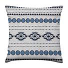 Capa de Almofada 50 cm x 50 cm em Jacquard Asteca Capa de Almofada 50 cm x 50 cm em Jacquard Asteca